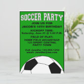 Birthday Party kinder uitnodiging aanpasbaar (Staand voorkant)