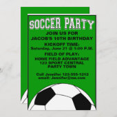 Birthday Party kinder uitnodiging aanpasbaar (Voorkant / Achterkant)