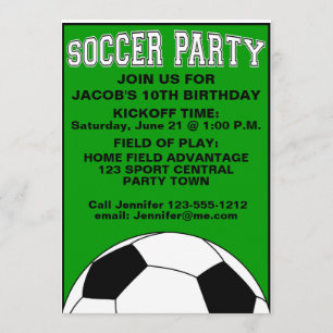 Birthday Party kinder uitnodiging aanpasbaar