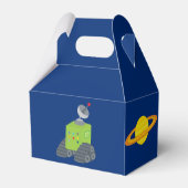 Birthday Party Kool Astronaut Rocket Shiket Kids Bedankdoosjes (Achterkant)