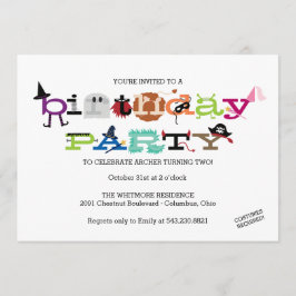 Birthday Party (Kustpartij) voor Kind Kaart
