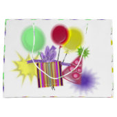 Birthday Party Large Cadeautasje (Voorkant)
