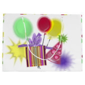 Birthday Party Large Cadeautasje (Achterkant)