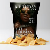 Birthday Party Magazine Cover Chip Bag Wrapper Flyer