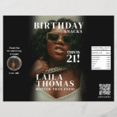 Birthday Party Magazine Cover Chip Bag Wrapper Flyer (Voorkant)