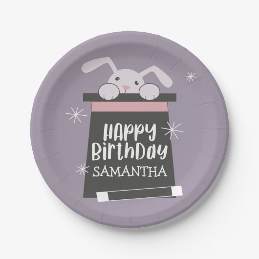 Birthday Party (Magic Show Childrens) Papieren Bordje (Voorkant)