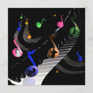 Birthday Party Music  Uitnodiging