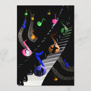 Birthday Party Music  Uitnodiging