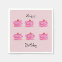 Birthday Party Napkin-papier