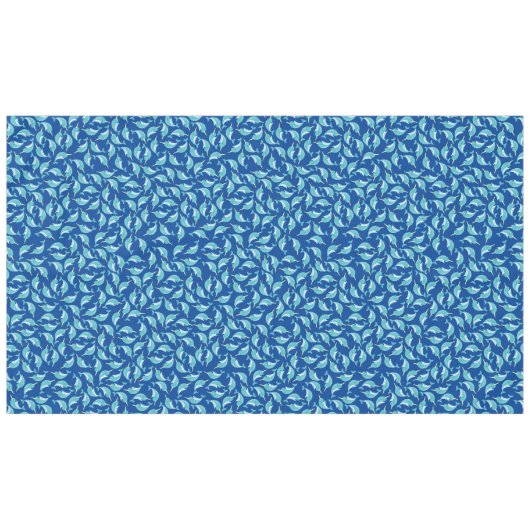 Birthday Party Narwhals Ocean Cute Kids Tafelkleed (Voorkant (Horizontaal))