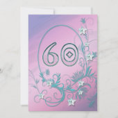 Birthday party nodigde 60-jarige uit kaart (Voorkant)