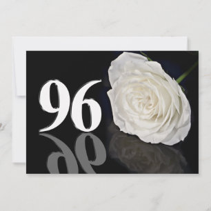 Birthday party nodigde 96-jarige uit kaart