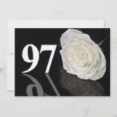 Birthday party nodigde 97-jarige kaart (Voorkant)