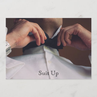 Birthday Party nodigt een man uit Kaart