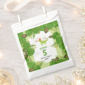 Birthday Party of Iguana Lizard PartAnimals Bedankzakje (Geknipt)