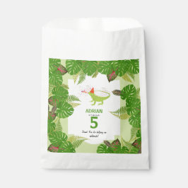 Birthday Party of Iguana Lizard PartAnimals Bedankzakje