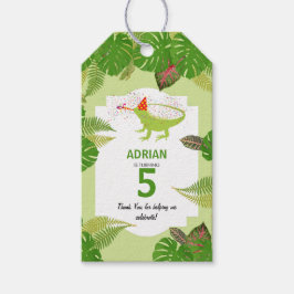 Birthday Party of Iguana Lizard PartAnimals Cadeaulabel