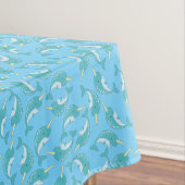 Birthday Party of Narwhals Ocean Kind Tafelkleed (Voorbeeld)