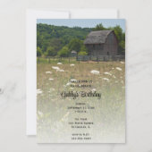 Birthday Party of the Weathered Barn Country Kaart (Voorkant)