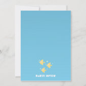 Birthday Party - Onderwaterthema met onderzeeër Kaart (Achterkant)