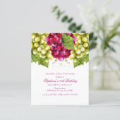 Birthday party over budgettaire wijntest (Staand voorkant)