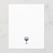 Birthday party over budgettaire wijntest (Achterkant)