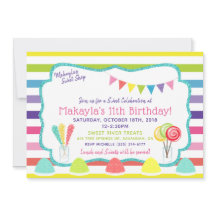 Birthday party over snoep Party Sweet Shop