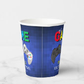 Birthday party over videogame van Cool Fun Papieren Bekers (Rechts)