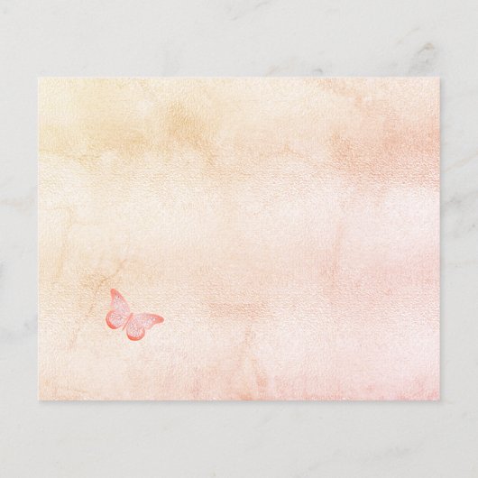 Birthday party pampas blush budget behalve datum flyer (Achterkant)