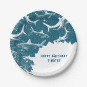 Birthday Party Papieren Bordje (Voorkant)