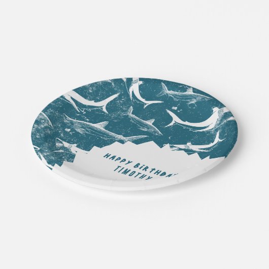 Birthday Party Papieren Bordje (Gekanteld)