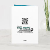 Birthday Party Pet - Golden Retriever Tebow Corona Kaart (Achterkant)