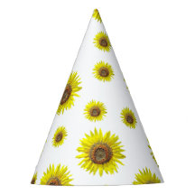 Birthday Party Pet White Yellow Sunflower Geacht