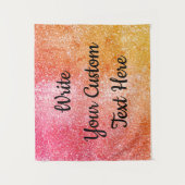 Birthday Party Photo Booth Backdrop Glam Glitter Wandkleed (Voorkant)