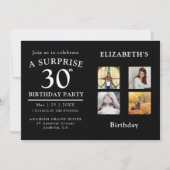 Birthday Party Photo Collage Kaart (Voorkant)