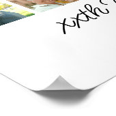 Birthday Party Photo Collage, Simple, Fun Welcome Poster (Hoek)