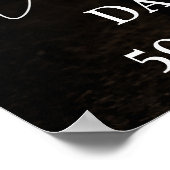 Birthday party photo elegant welcome poster (Hoek)