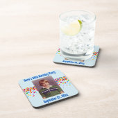 Birthday Party Photo Favor Bier Onderzetter (Rechterzijde)