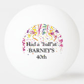 Birthday Party Ping Pong Ball Favors (Voorkant)