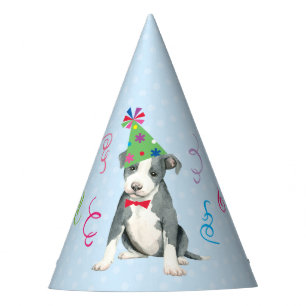 Birthday Party Pit Bull Terrier Feesthoedjes