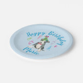 Birthday Party Pit Bull Terrier Papieren Bordje (Gekanteld)