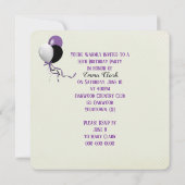 Birthday Party-Queen Anne's Lace op het klembord Kaart (Achterkant)