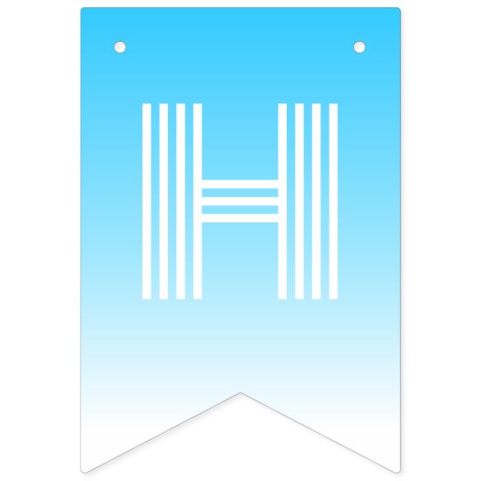 Birthday Party-Ready Whale Vlaggetjes (Tweede vlag)