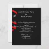 Birthday Party Red Shoes Kaart (Achterkant)