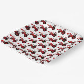 Birthday Party Red Tractor Papieren Bordje (Gebogen)