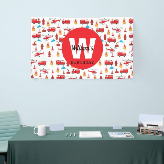 Birthday party: Red Transport Fire Truck Engine Spandoek (Beurs)