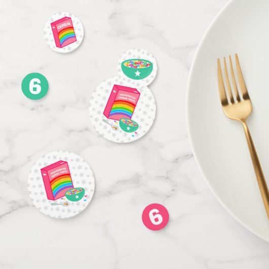 Birthday Party Regenbow Cereal Confetti (Groep)