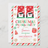 Birthday Party (Rode en gouden kerstfeest) Kaart (Voorkant)