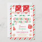 Birthday Party (Rode en gouden kerstfeest) Kaart (Voorkant)
