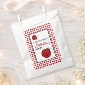 Birthday Party (Rode Ladybug) voor kinderen Bedankzakje (Geknipt)